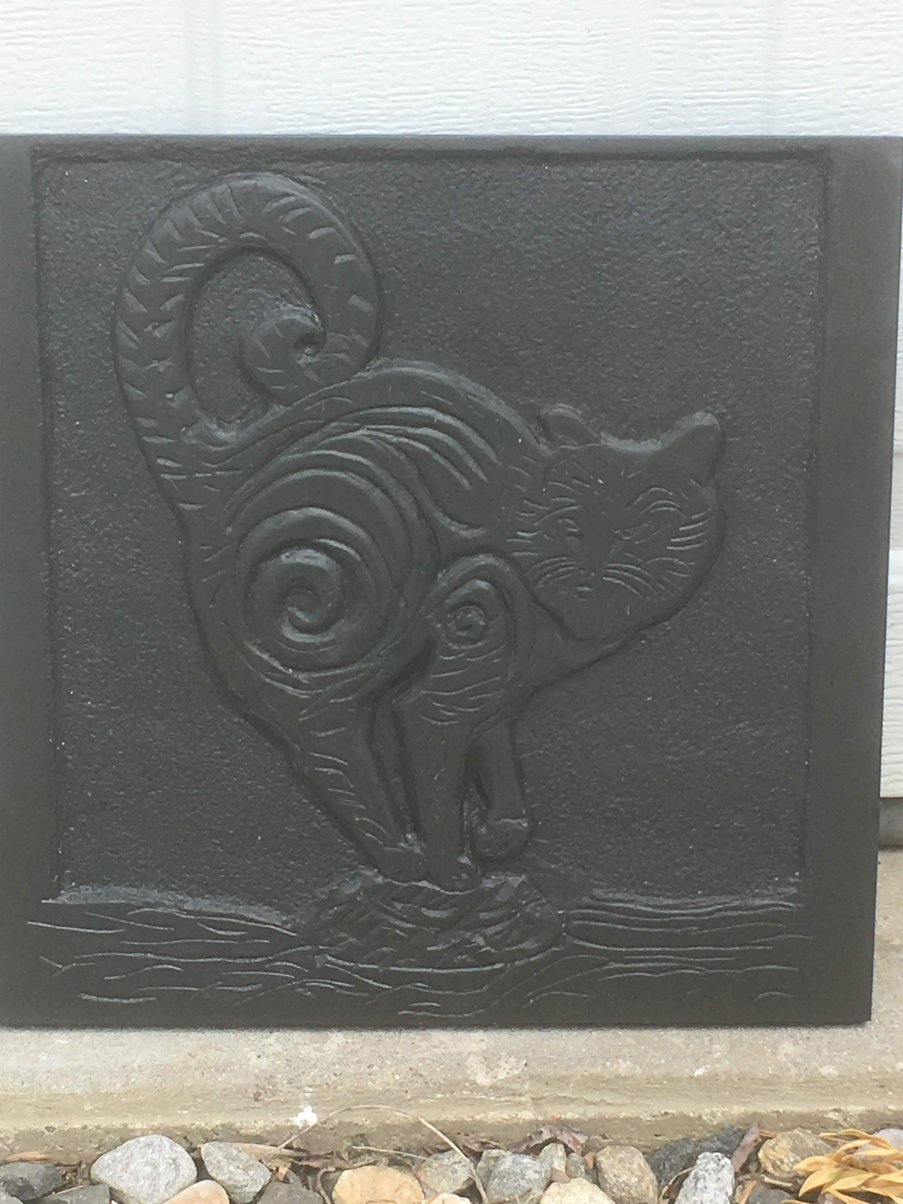 Halloween Cat — VT Black Slate