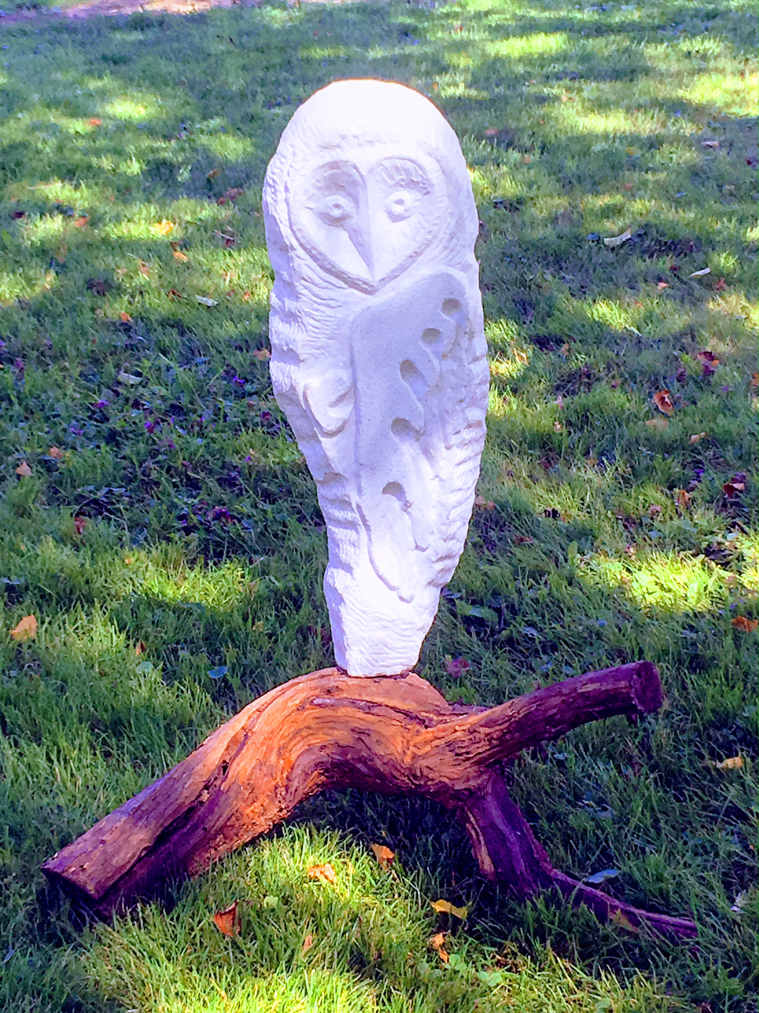 Barn Owl — Carrara Marble